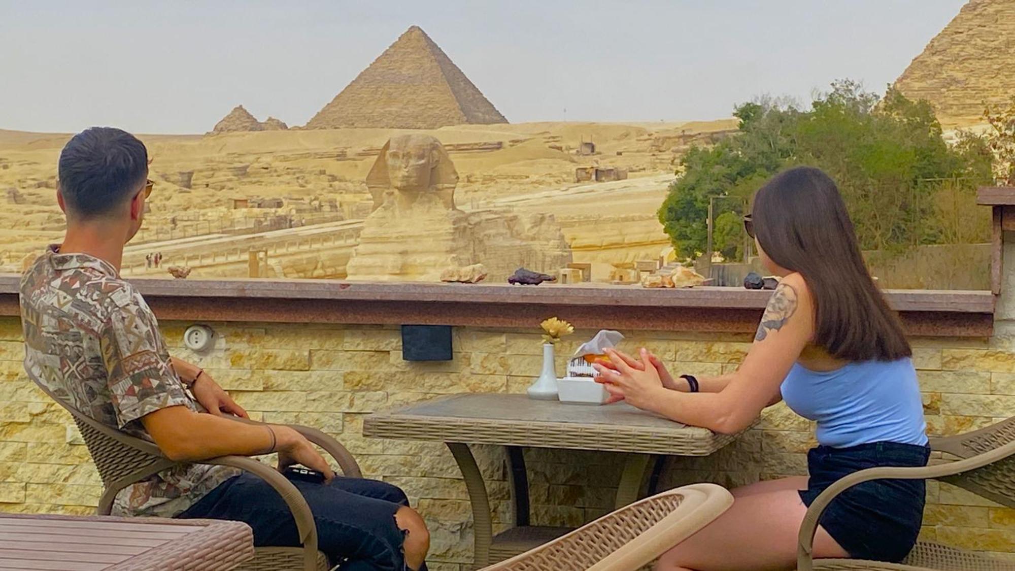 Seven Pyramids Panoramic View Inn Kafrat al Jabal Exterior foto