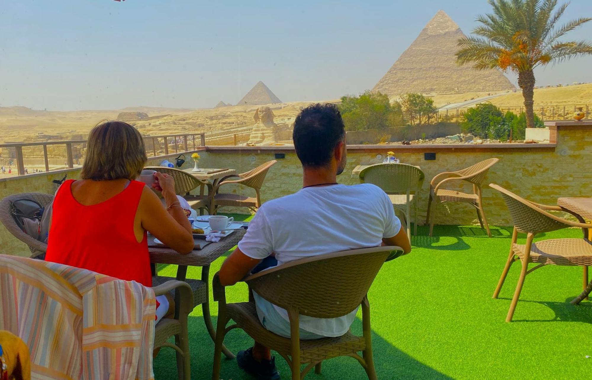 Seven Pyramids Panoramic View Inn Kafrat al Jabal Exterior foto