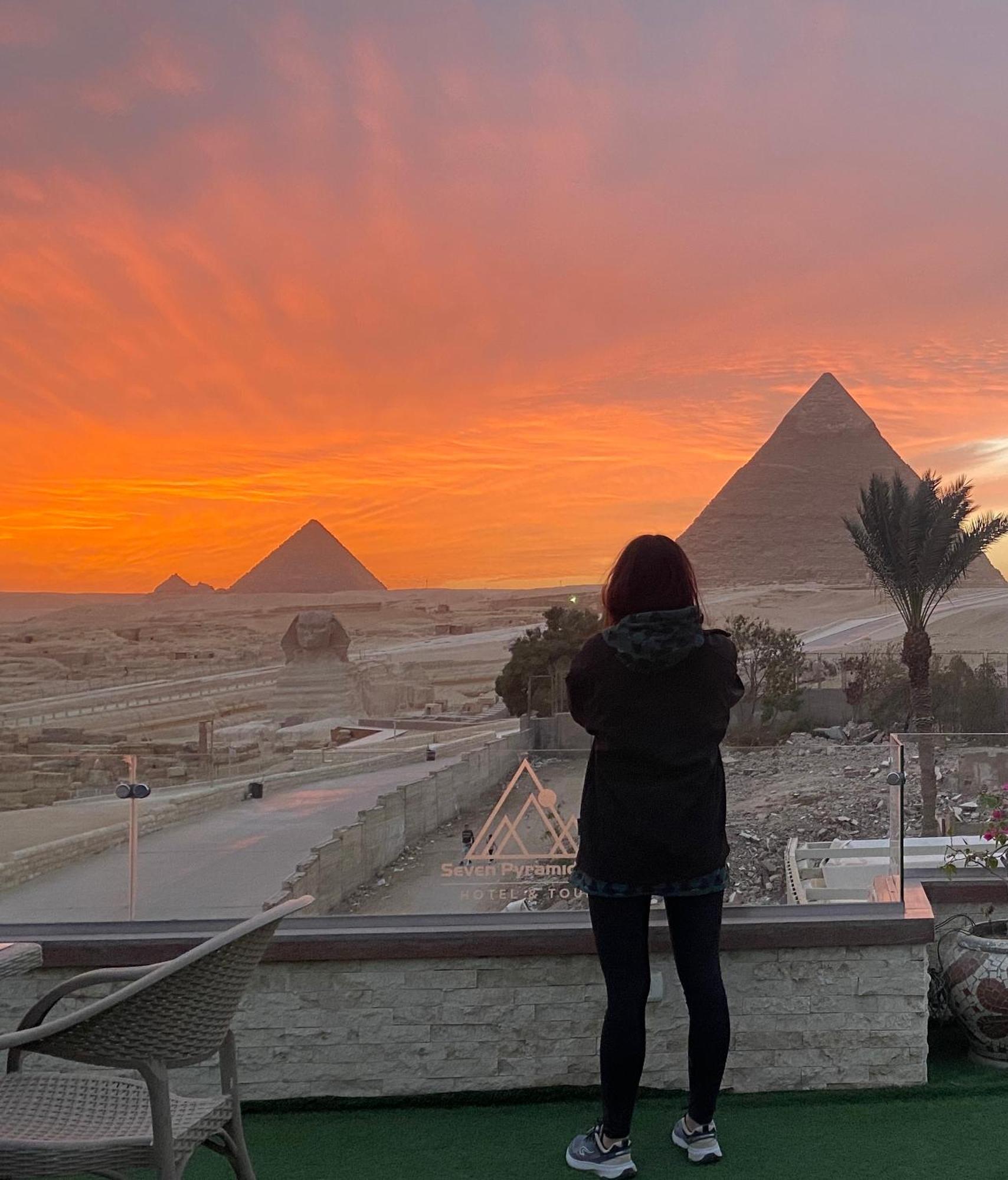 Seven Pyramids Panoramic View Inn Kafrat al Jabal Exterior foto